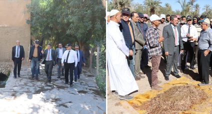 Le Wali de la région Souss Massa, Saïd Amzazi, effectue une visite d’inspection dans la zone touristique de Tiout