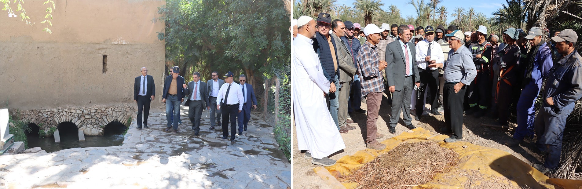 Le Wali de la région Souss Massa, Saïd Amzazi, effectue une visite d’inspection dans la zone touristique de Tiout