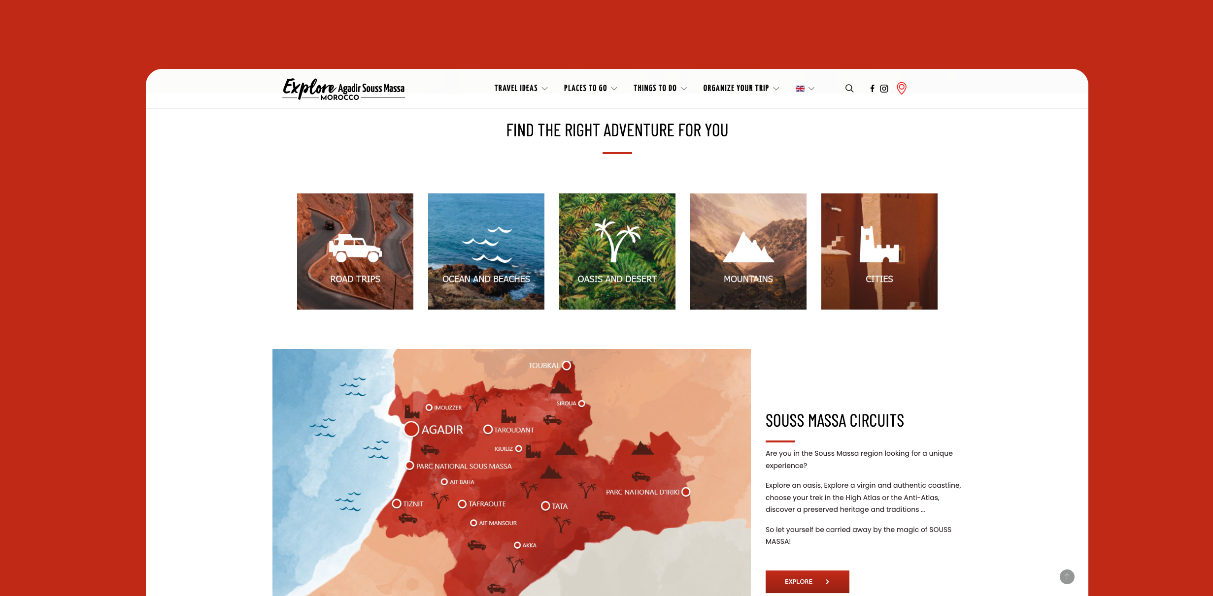 Portail « Explore Agadir Souss Massa »